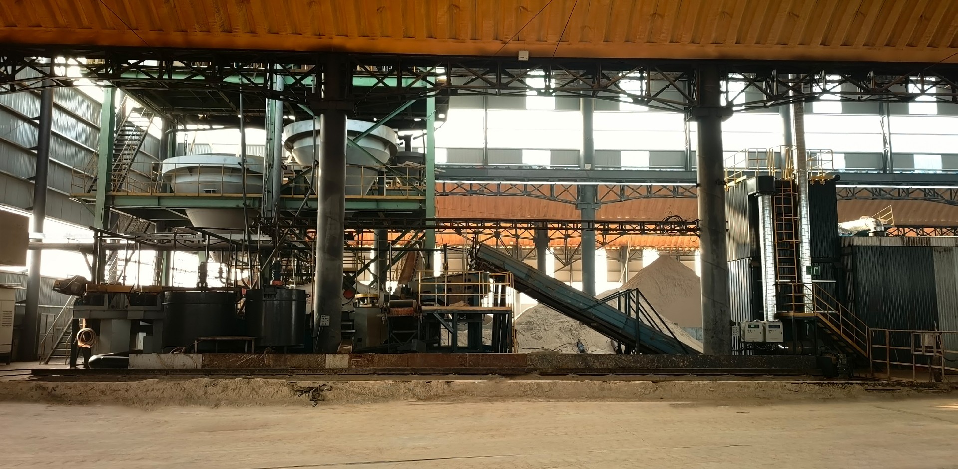 洗砂、烘砂生產(chǎn)線